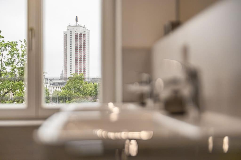 Stylisches Zentrales City-Apartment Mit 2 Balkonen Leipzig Exterior photo
